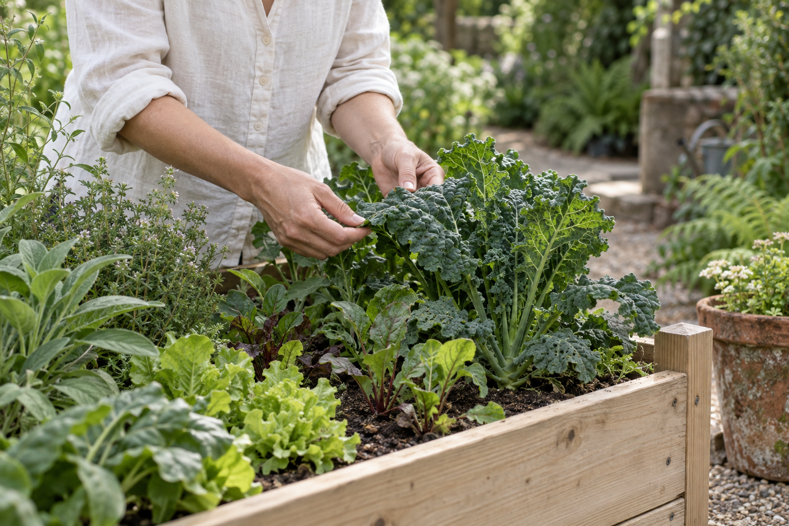 Grow garden lifestyle concept