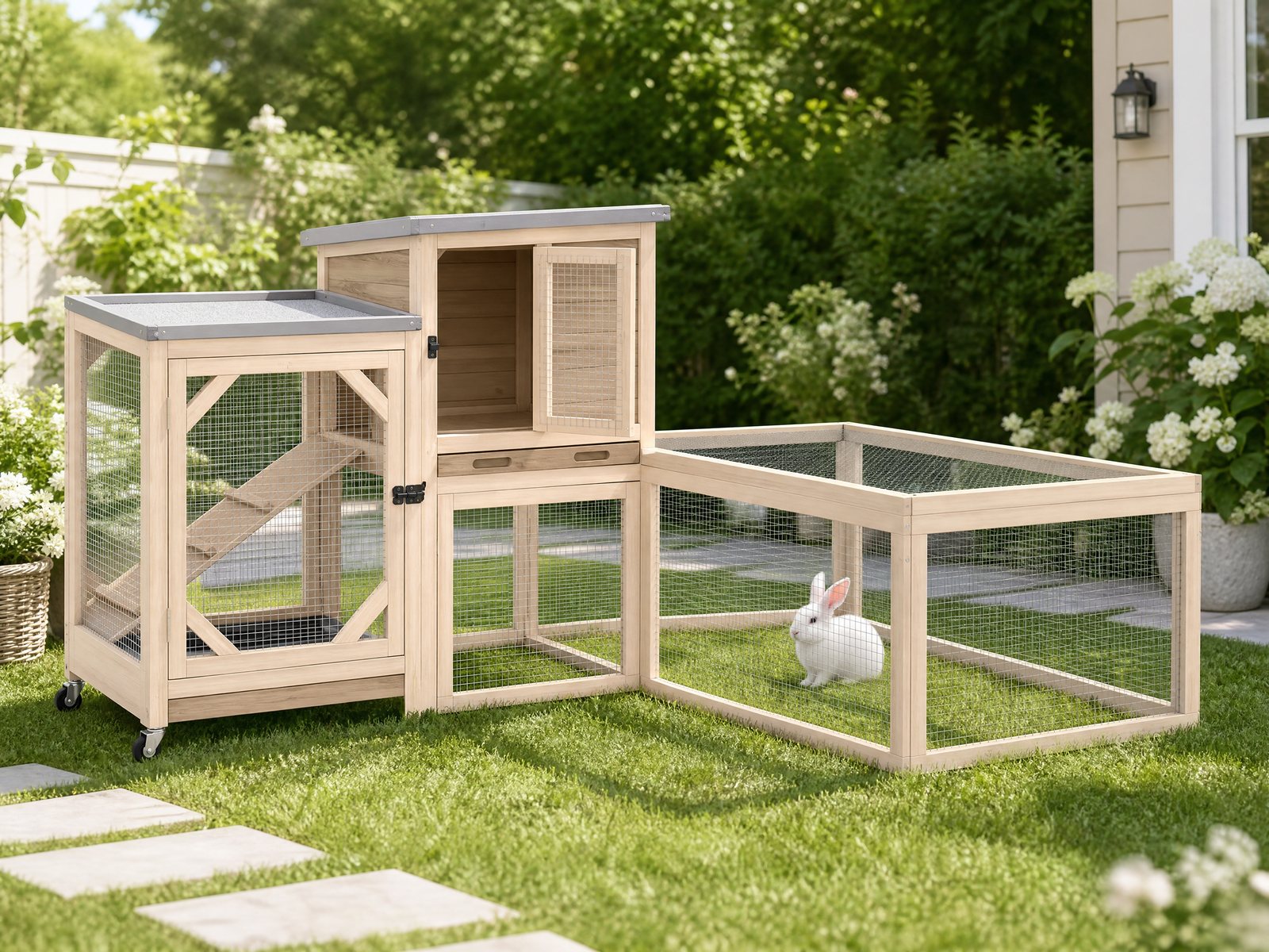 Hutch garden lifestyle concept
